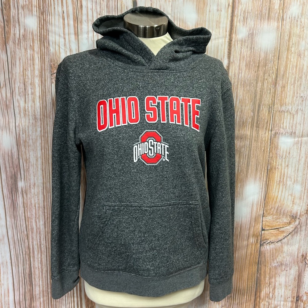 Ohio State Gray Hoodie Youth Large (Petite Adult S-M)